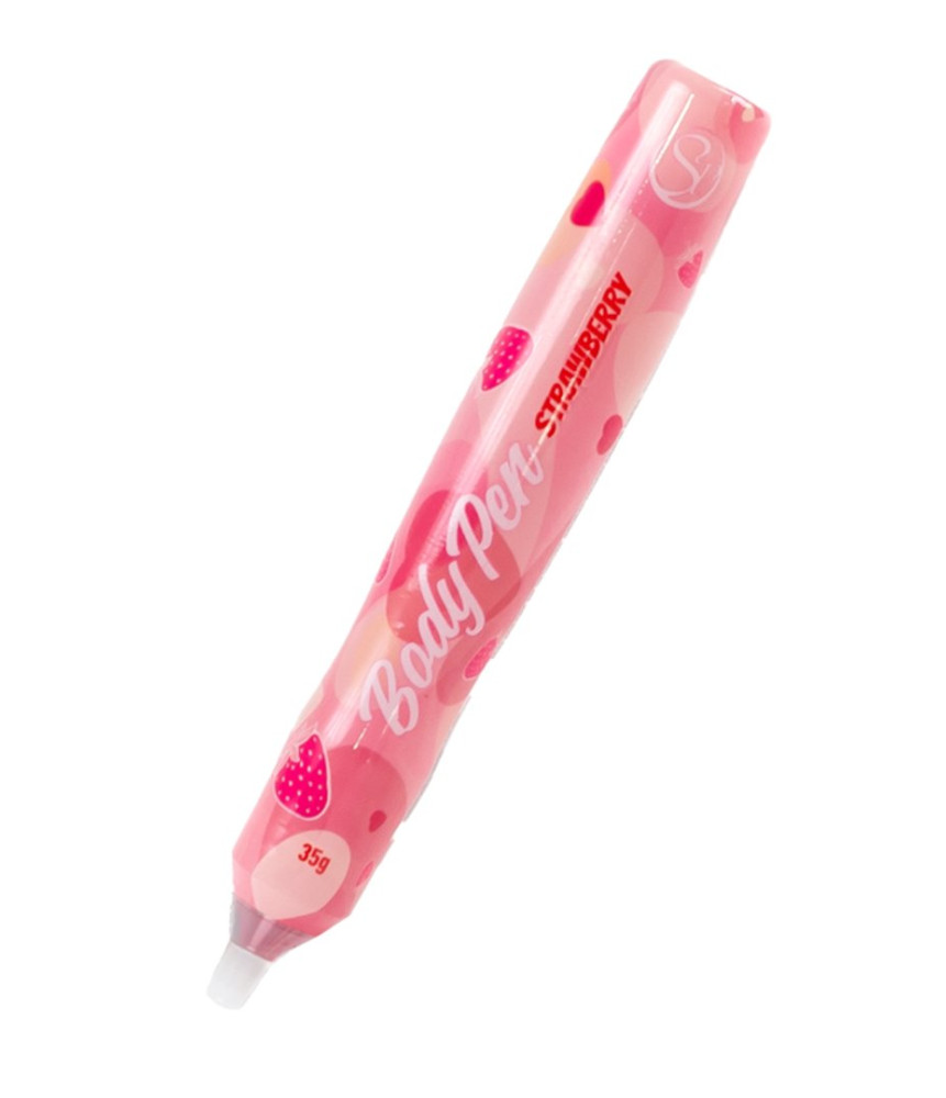 Stylo corporel bodypaint comestible fraise - SP6267